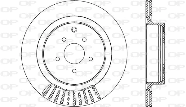 Disque de frein OPEN PARTS BDR2780.20