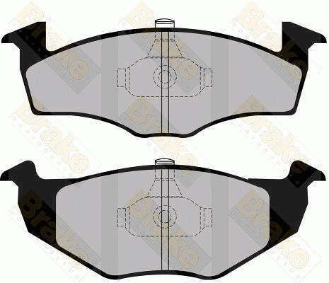 Kit de plaquettes de frein, frein à disque Brake ENGINEERING PA1139