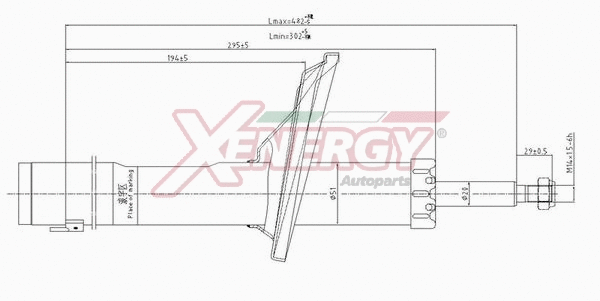 Amortisseur AP XENERGY X828633