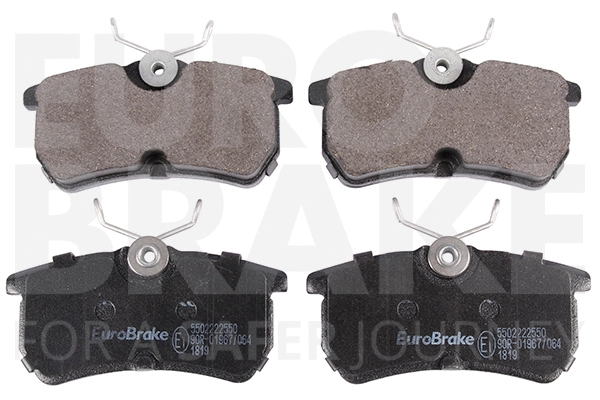 Kit de plaquettes de frein, frein à disque EUROBRAKE 5502222550