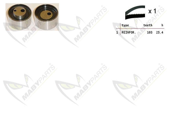 Kit de courroie crantée MABYPARTS OBK010171