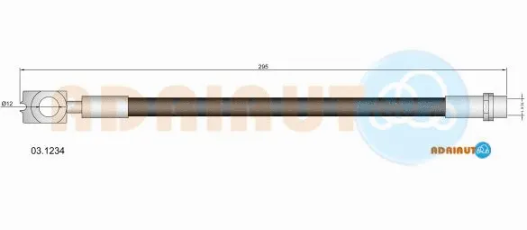 Flexible de frein ADRIAUTO 03.1234