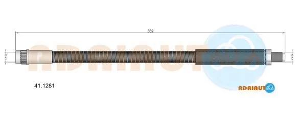 Flexible de frein ADRIAUTO 41.1281