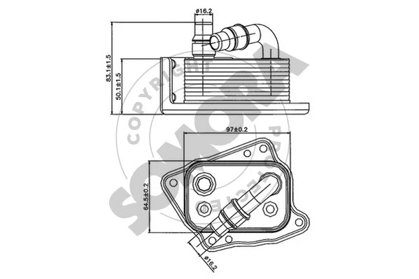 Radiateur d'huile SOMORA 040765