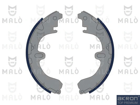 Jeu de mâchoires de frein AKRON-MALÒ 1390269
