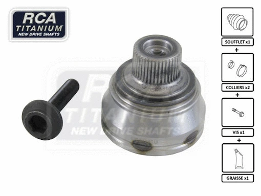 Jeu de joints, arbre de transmission RCA FRANCE AA90