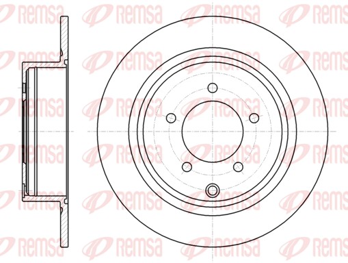 Disque de frein REMSA 61554.00