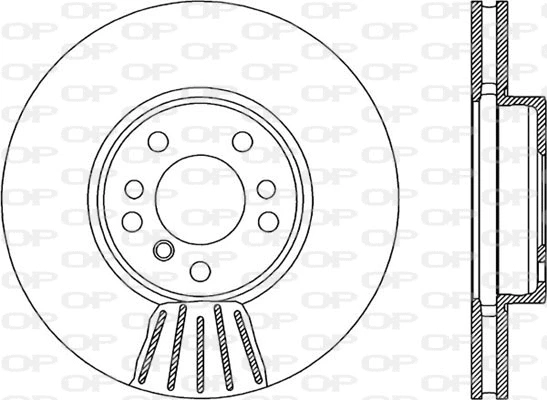 Disque de frein OPEN PARTS BDR1903.20