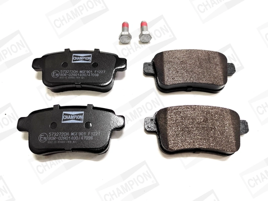 Kit de plaquettes de frein, frein à disque CHAMPION 573272CH