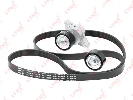 Jeu de courroies trapézoïdales à nervures LYNXAUTO PK-5006