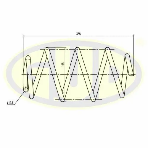 Ressort de suspension G.U.D. GCS037262