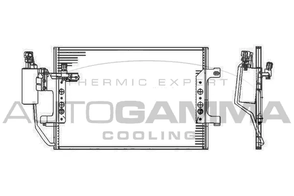 Condenseur, climatisation AUTOGAMMA 103467