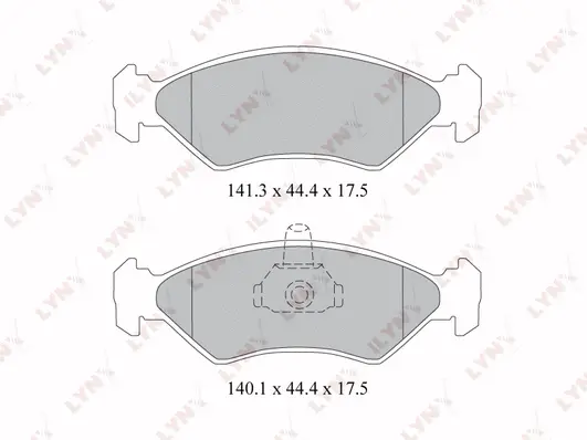 Kit de plaquettes de frein, frein à disque LYNXAUTO BD-3020