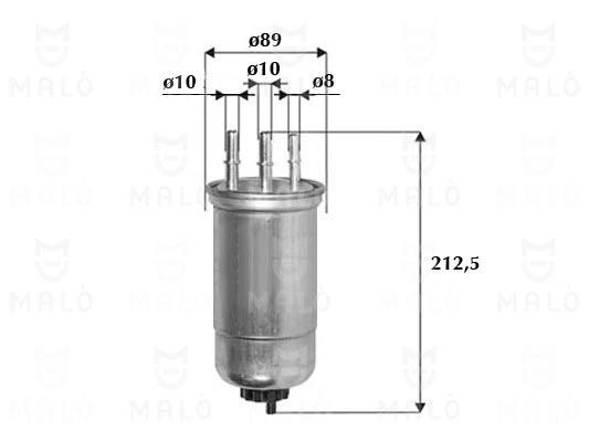 Filtre à carburant AKRON-MALÒ 1520181