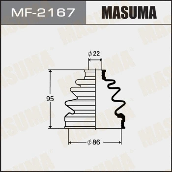 Jeu de joints-soufflets, arbre de commande MASUMA MF-2167