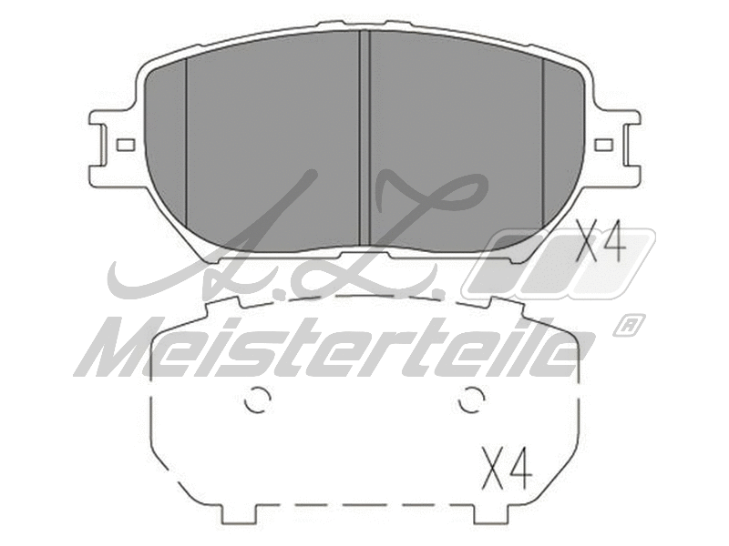 Kit de plaquettes de frein, frein à disque A.Z. Meisterteile AZMT-44-022-2290