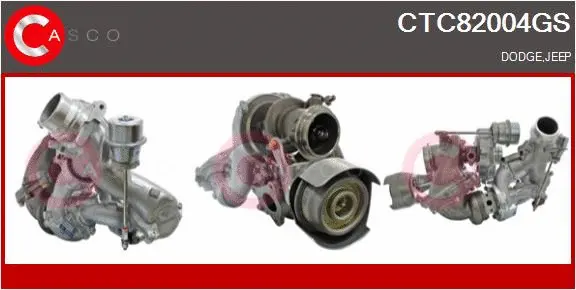 Turbocompresseur, suralimentation CASCO CTC82004GS