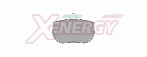 Kit de plaquettes de frein, frein à disque AP XENERGY X40051