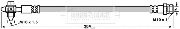 Flexible de frein BORG & BECK BBH7923