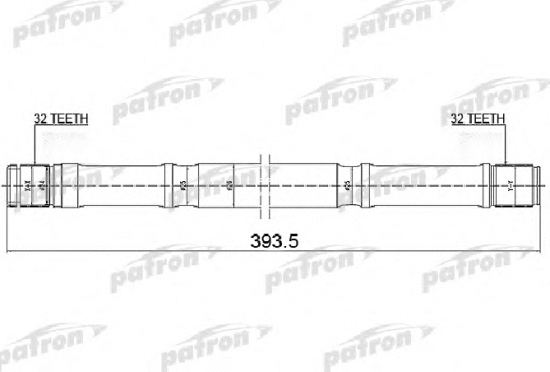 Arbre de transmission PATRON PDS0448