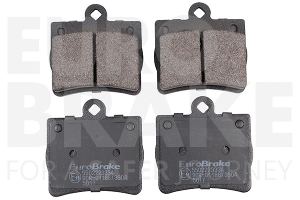 Kit de plaquettes de frein, frein à disque EUROBRAKE 5502223334