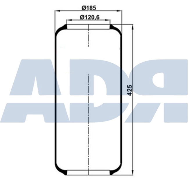 Soufflet de suspension, suspension pneumatique ADR 51816000