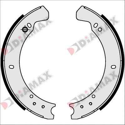 Jeu de mâchoires de frein DIAMAX N01252