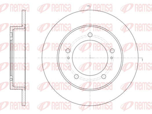 Disque de frein REMSA 6329.00