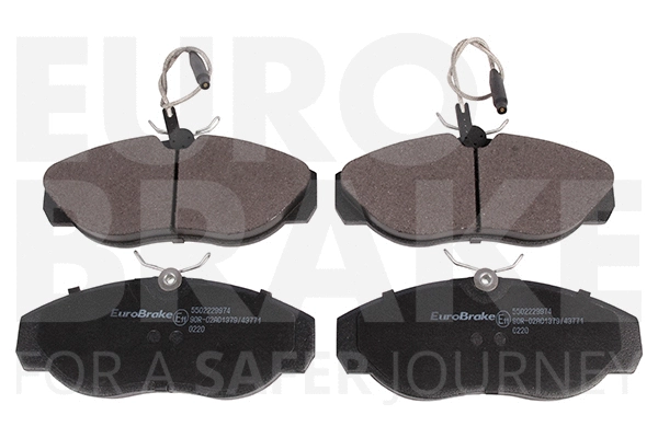 Kit de plaquettes de frein, frein à disque EUROBRAKE 5502229974