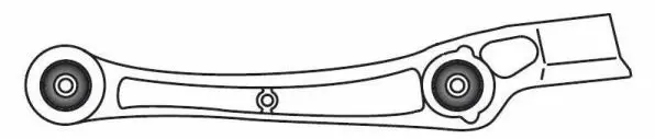 Bras de liaison, suspension de roue FRAP F4611