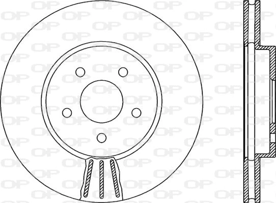Disque de frein OPEN PARTS BDR1912.20