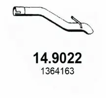 Tuyau d'échappement ASSO 14.9022