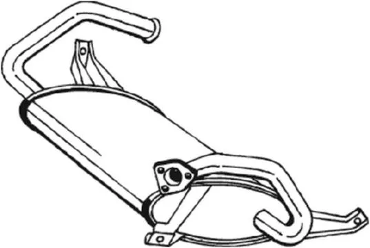 Silencieux arrière BOSAL 177-275