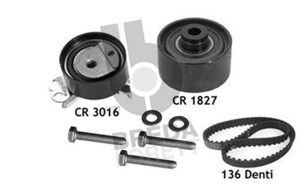 Kit de courroie crantée BREDA LORETT KCD0601