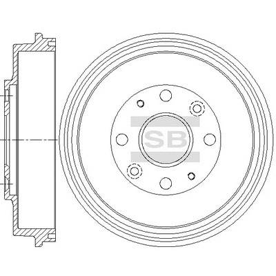 Tambour de frein Hi-Q SD4409