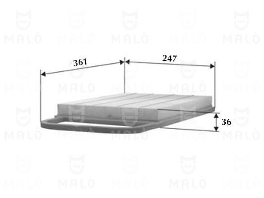 Filtre à air AKRON-MALÒ 1500200