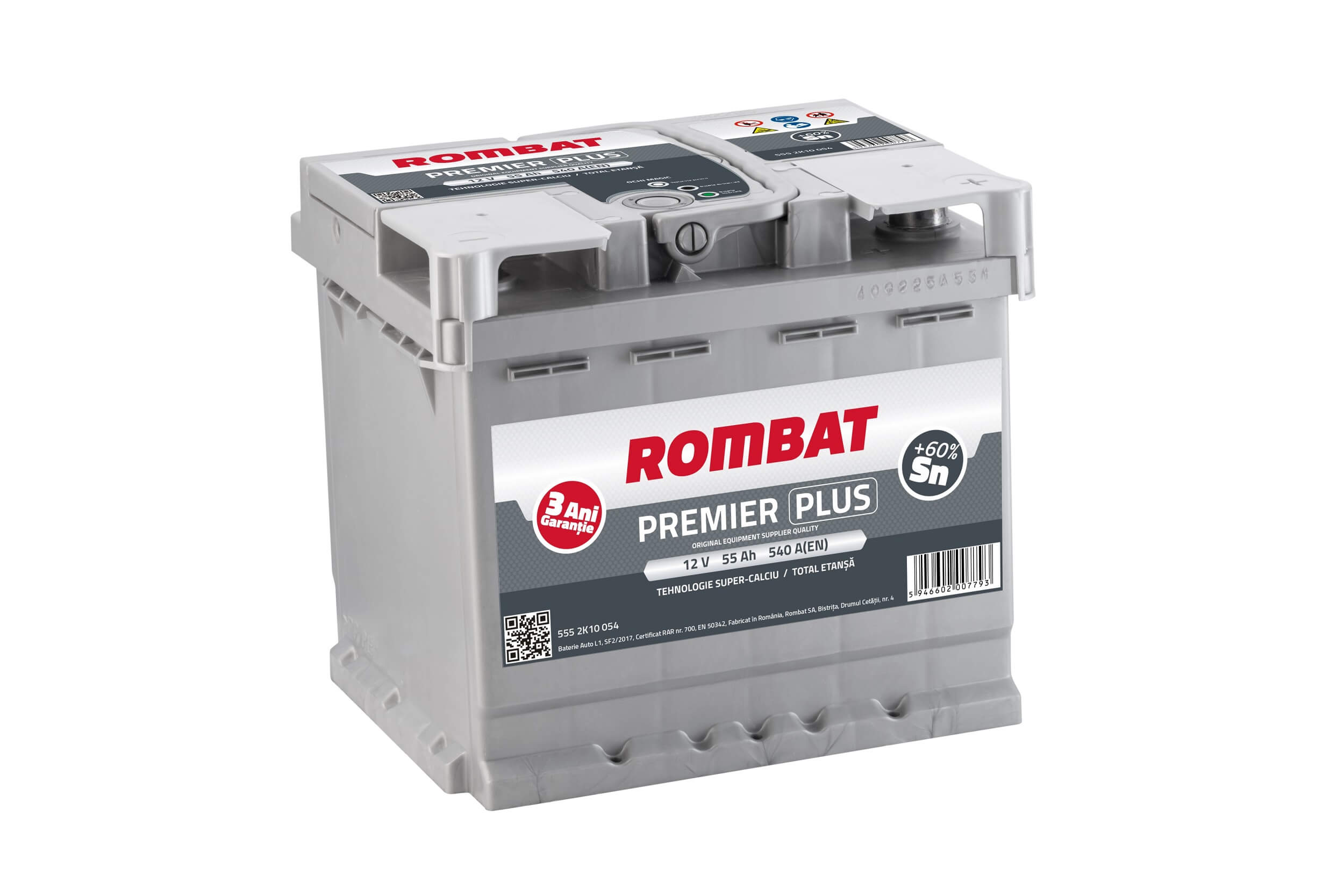 Batterie de démarrage ROMBAT 555 2K10 054