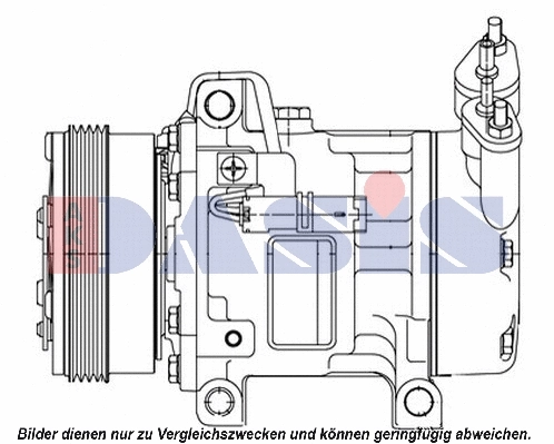 Compresseur, climatisation AKS DASIS 850418N