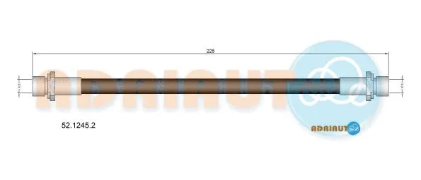 Flexible de frein ADRIAUTO 52.1245.2