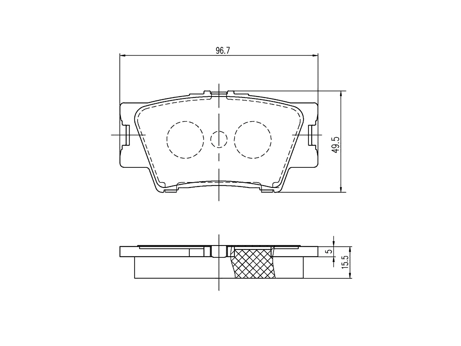 Kit de plaquettes de frein, frein à disque A.Z. Meisterteile AZMT-44-022-1244
