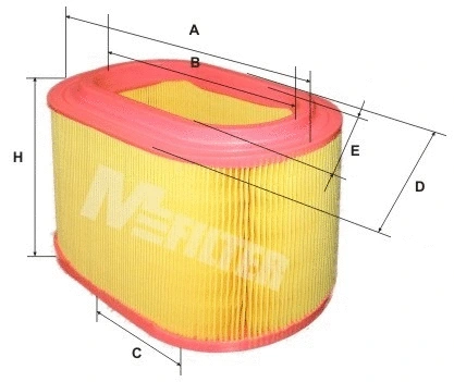 Filtre à air MFILTER A 8023