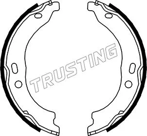 Jeu de mâchoires de frein, frein de stationnement TRUSTING 034.118
