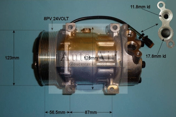 Compresseur, climatisation AUTO AIR GLOUCESTER 14-7980