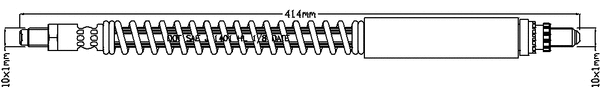 Flexible de frein JURATEK JBH1415