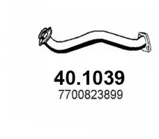 Tuyau d'échappement ASSO 40.1039