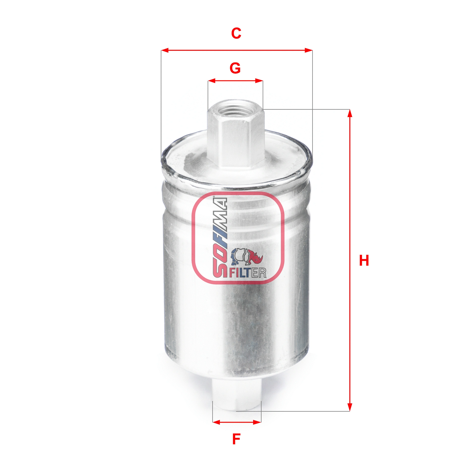 Filtre à carburant SOFIMA S 1750 B