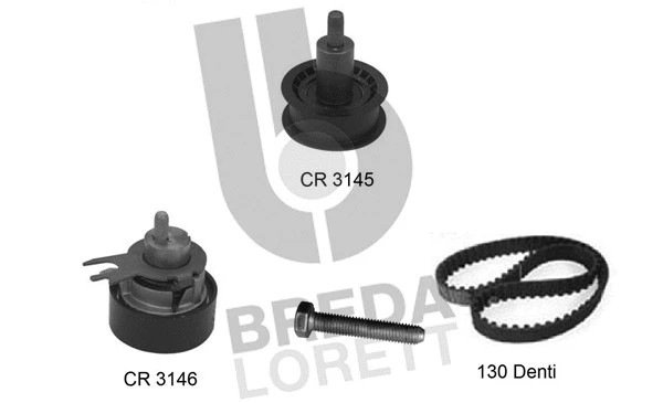 Kit de courroie crantée BREDA LORETT KCD0224