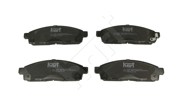 Kit de plaquettes de frein, frein à disque HART 227 952