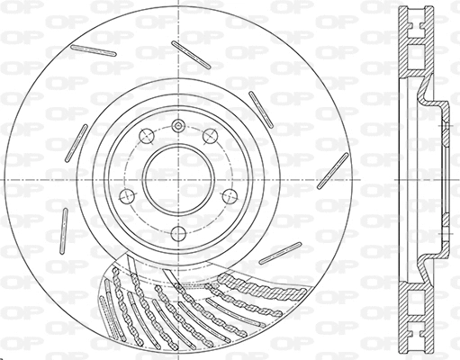 Disque de frein OPEN PARTS BDR2863.20