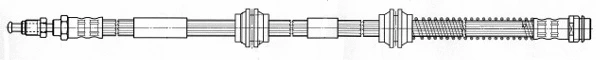 Flexible de frein CEF 512443
